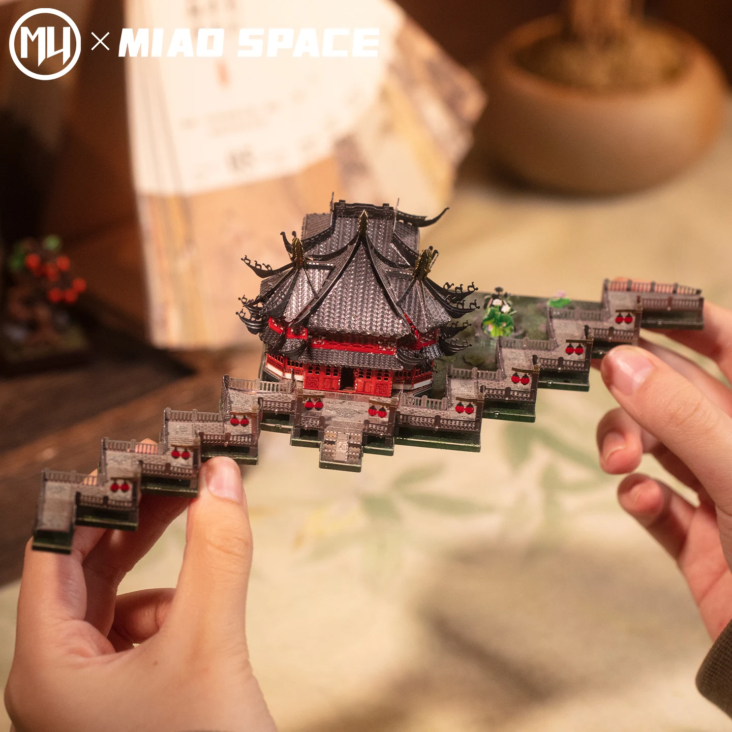 Фото ARTYIMO Металлическая 3D-головоломка «Мост из девяти изгибов» для самостоятельной сборки, подарок на Рождество, Хэллоуин, День рождения, развивающая игрушка №2