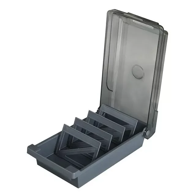 

Sale ABS Black Large Capacity Desktop Business Card File Name Card Case Holder Storage Box Organizer Office Home Use