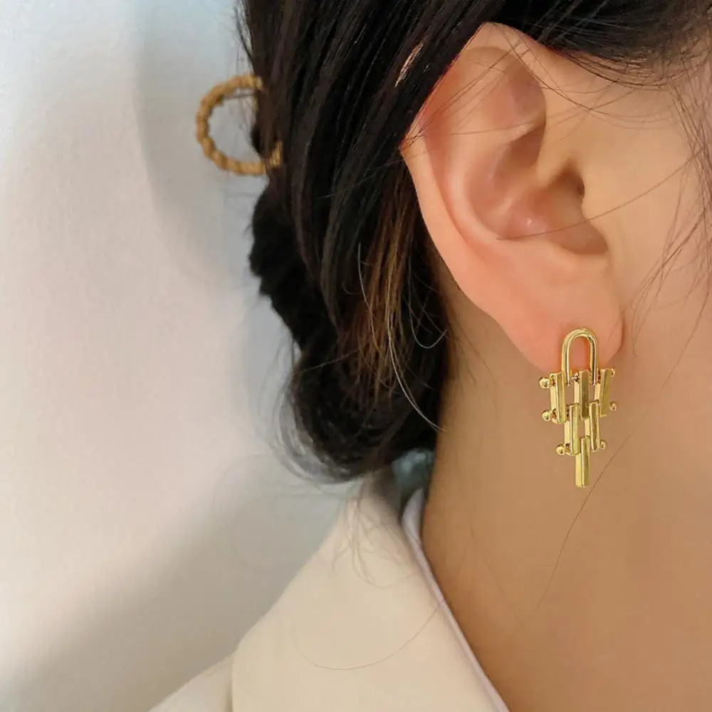 Длинная цепочка маленькая партия высококачественный материал серьги