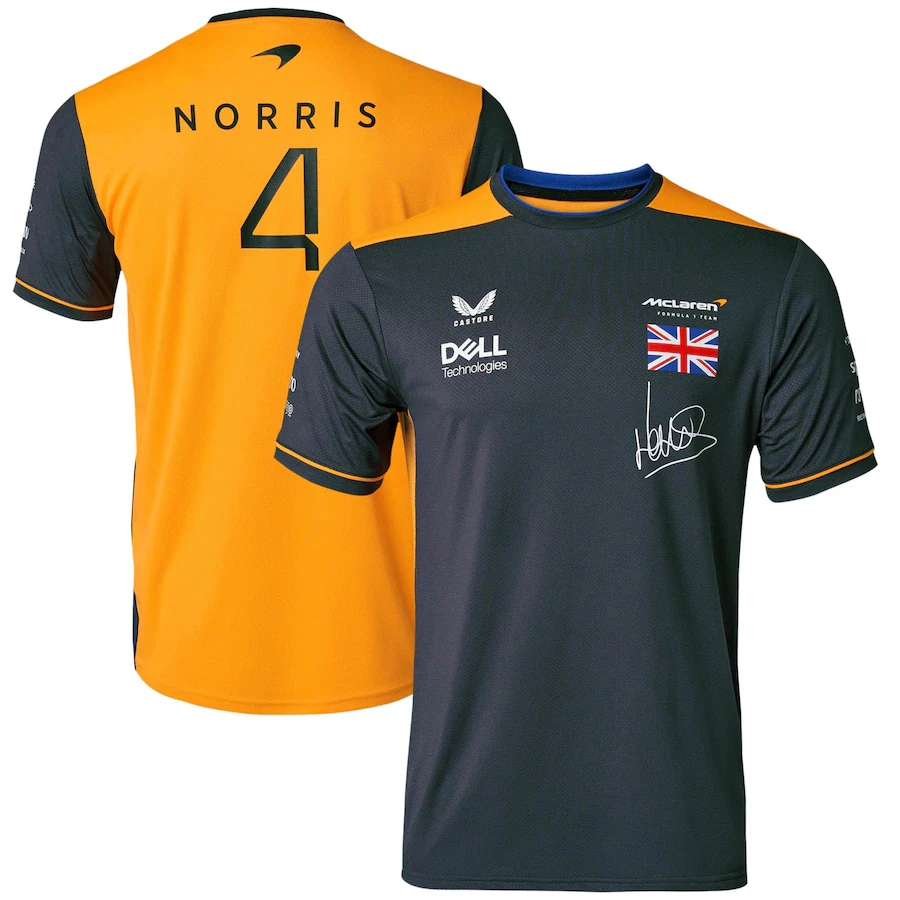 Fashion F1 McLaren T-Shirts Formula One Team Lando Norris Racing Car 3D Print Men Women Oversized T Shirt Kids Tees Tops Jersey |