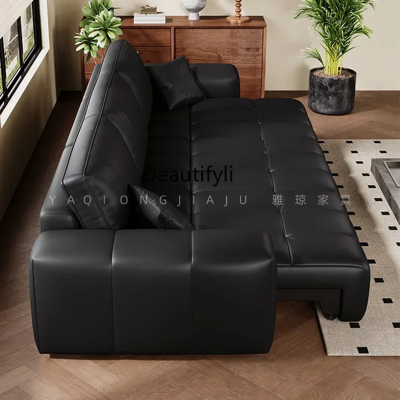 Диван из натуральной воловьей кожи в средневековом стиле Электрический