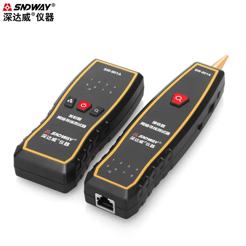 Прибор для обнаружения сетевых линий SNDWAY SW801B/801A тестер кабелей телефонных