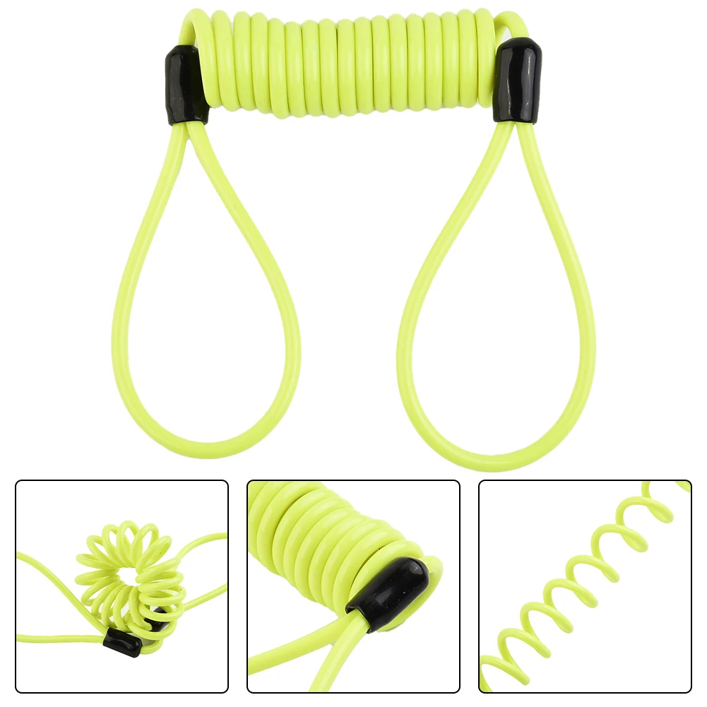 

Brake Alarm Disc Lock 120cm Anti-Theft Protection Alarm Locks Security Alarm Spring Rope Steel Coil And Plastic