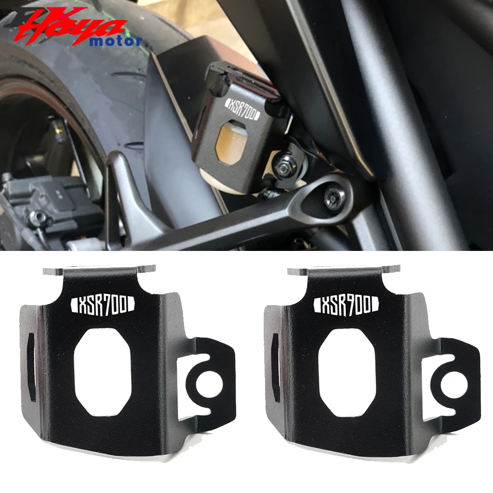 

New Motorcycle Accessories Rear Brake Fluid Reservoir Guard Cover Protector For Yamaha XSR700 XSR900 XSR 700 900 2017-2020 2019