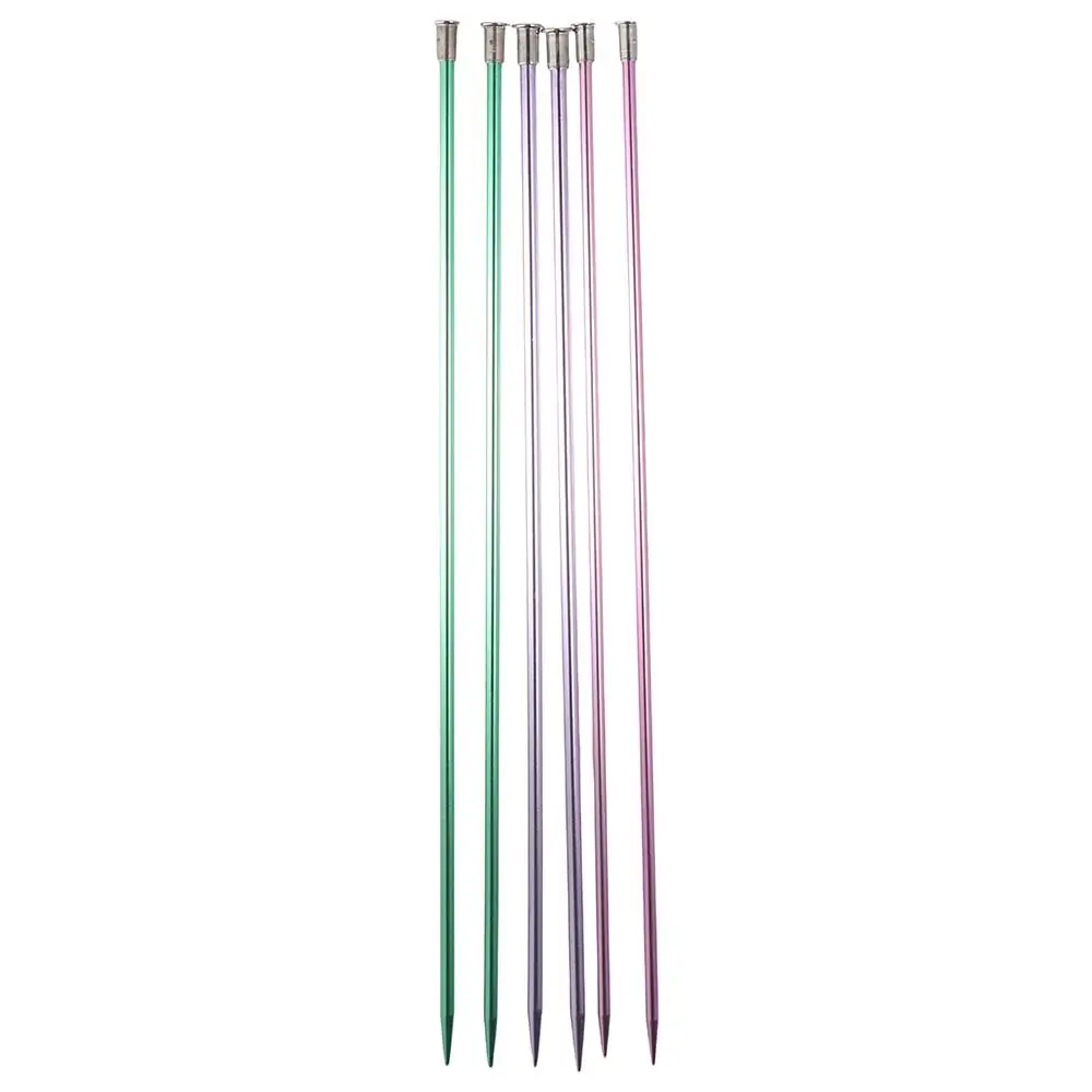 

Спицы для вязания прямые алюминиевые, 14 дюймов, 3 размера, 5 мм, 5,5 мм, 6 мм, 3 пары