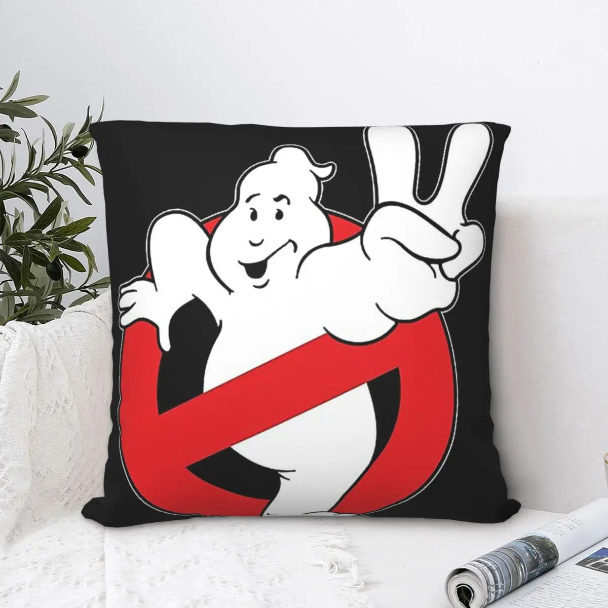 

Yeah Throw Pillow Case Ghostbusters Backpack Cushions Covers DIY Printed Kawaii Home Decor