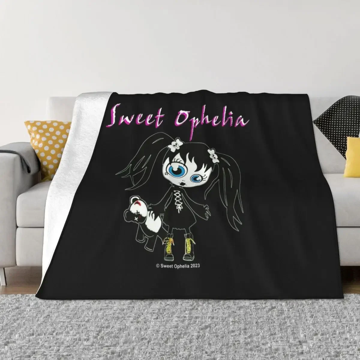 Официальные товары Sweet Ophelia одеяло мягкие декоративные покрывала в стиле аниме