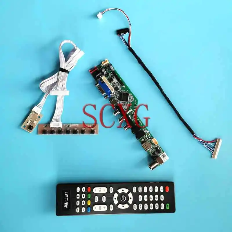 

ТВ аналоговая плата контроллера экрана подходит для CLAA102NA0ACW CLAA102NA0BCW VGA AV USB 1024*600 HDMI-совместимый Комплект «сделай сам» 10,2 "LVDS 30 Pin