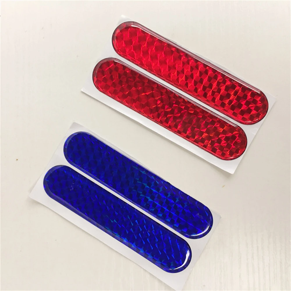 Car Reflective Sticker Door Safety Warning Mark Reflector Tape Strips Auto Motorcycle Bike Stickers with 3 Colors |