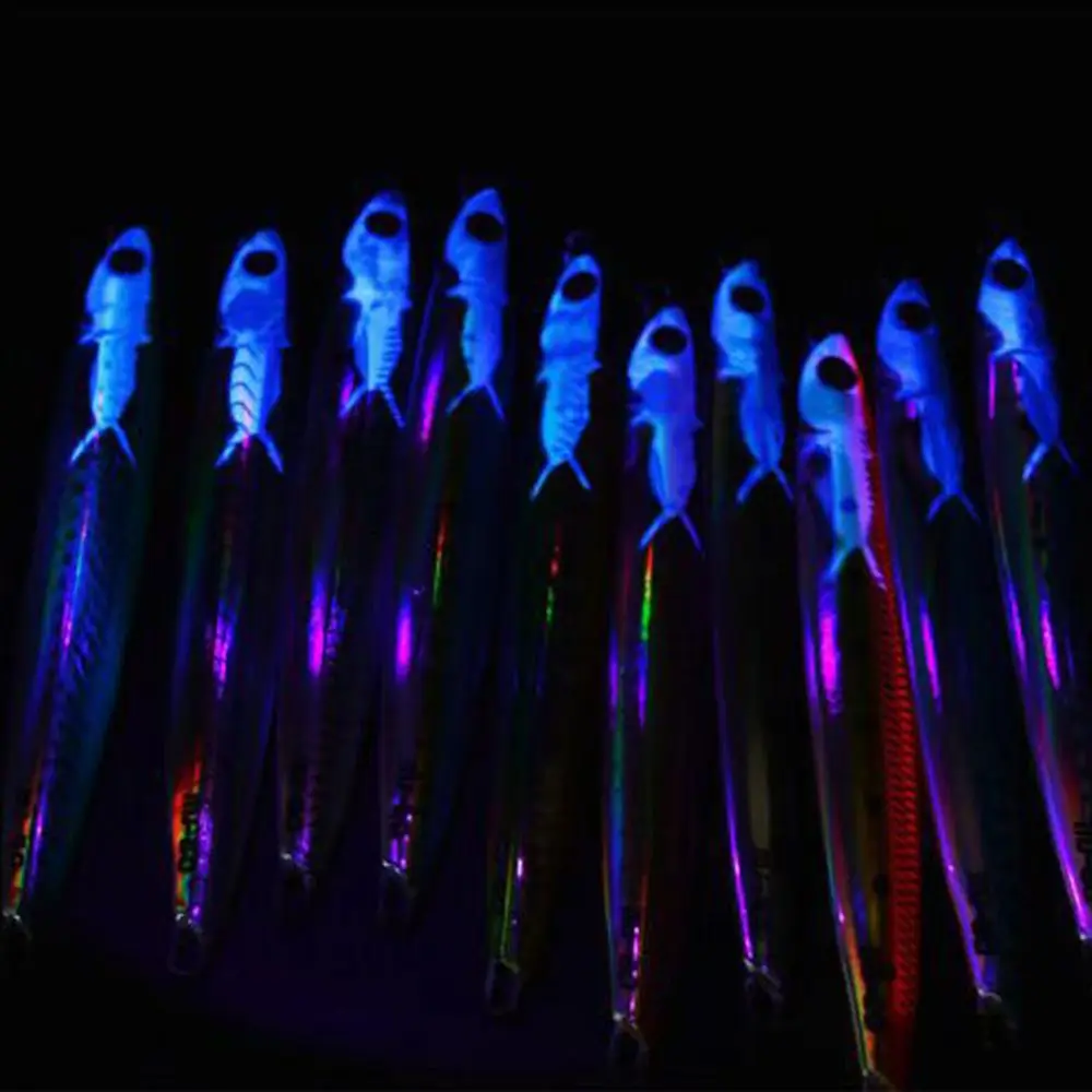 60 г 115 мм светящаяся рыболовная приманка испанская скумбрия металлическая