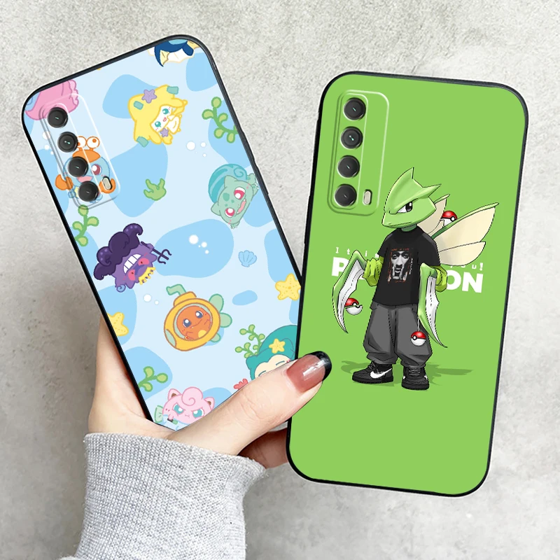 

Cartoon Pokémon Phone Case For Huawei P Smart Z 2019 2021 P20 P20 Lite Pro P30 Lite Pro P40 P40 Lite 5G Back Soft