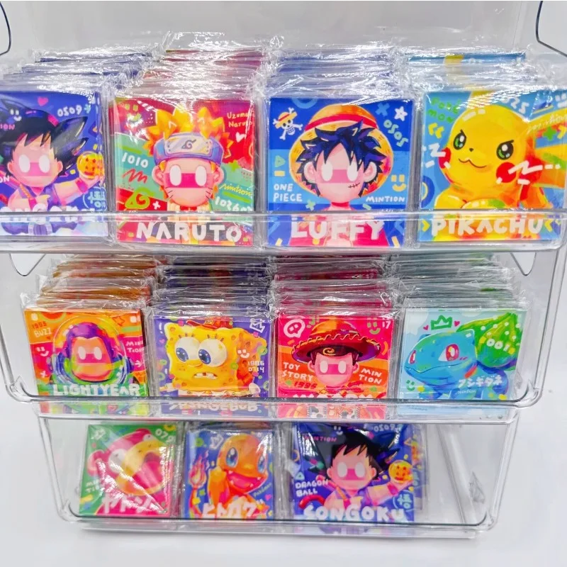 

Dragon Ball Refrigerator Magnet Acrylic Brick Refrigerator Magnet Animation Peripheral Refrigerator Magnet Naruto One Piece