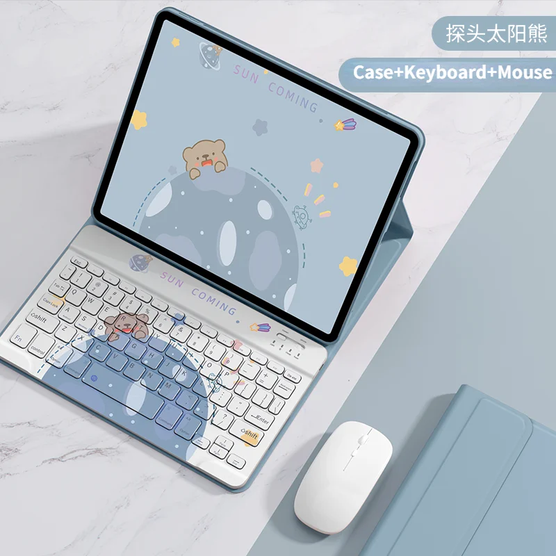 

Чехол с клавиатурой и мышью для Lenovo Xiaoxin Pad Pro 2021 11,5 дюйма с клавиатурой для Lenovo Tab P11 Plus P11 Pro