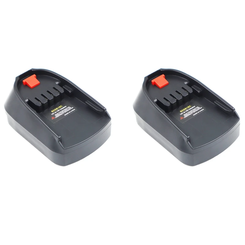 

2Pcs BOSB18C Battery Adapter Use For 18V Li-Ion Battery BAT618 On Home Lithium Electrical Power Tool Replace 18V