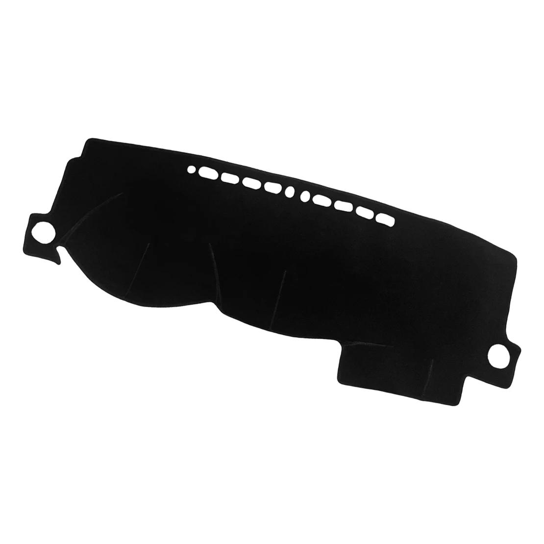 Передний нескользящий коврик для приборной панели черный полиэстер LHD подходит