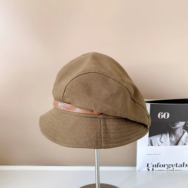 

202208-SJ dropshipping japan soft cloth belt street irregular brim lady sun cap leisure hat
