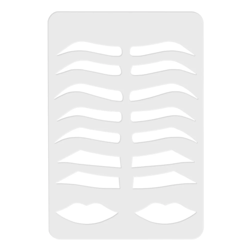 

Acrylic Eyebrow Stencil Eyebrow Lip Mold Eyebrow Mold Eyebrow Drawing Mold Shaper Cosmetic for Women Practice Salon Tools