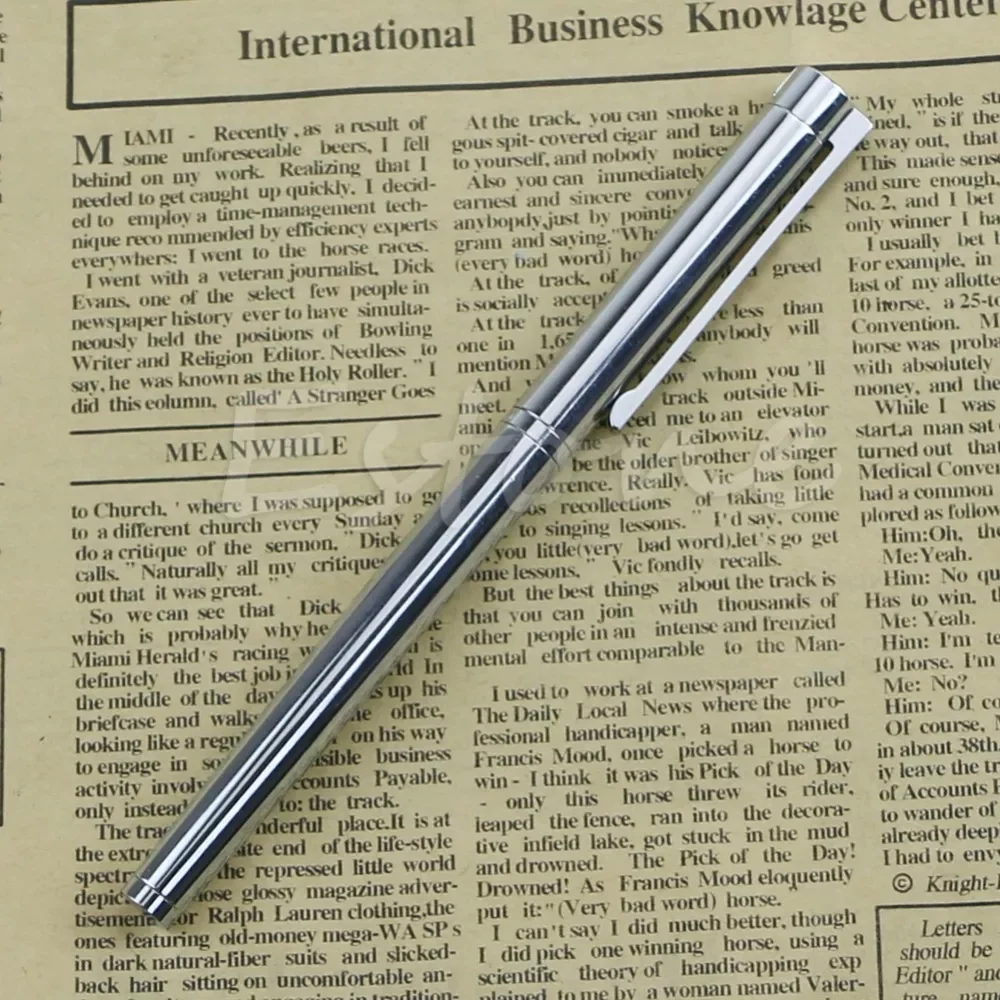 

Hot New Jinhao 126 Executive Complete Silver Fine Hooded Nib Fountain Pen