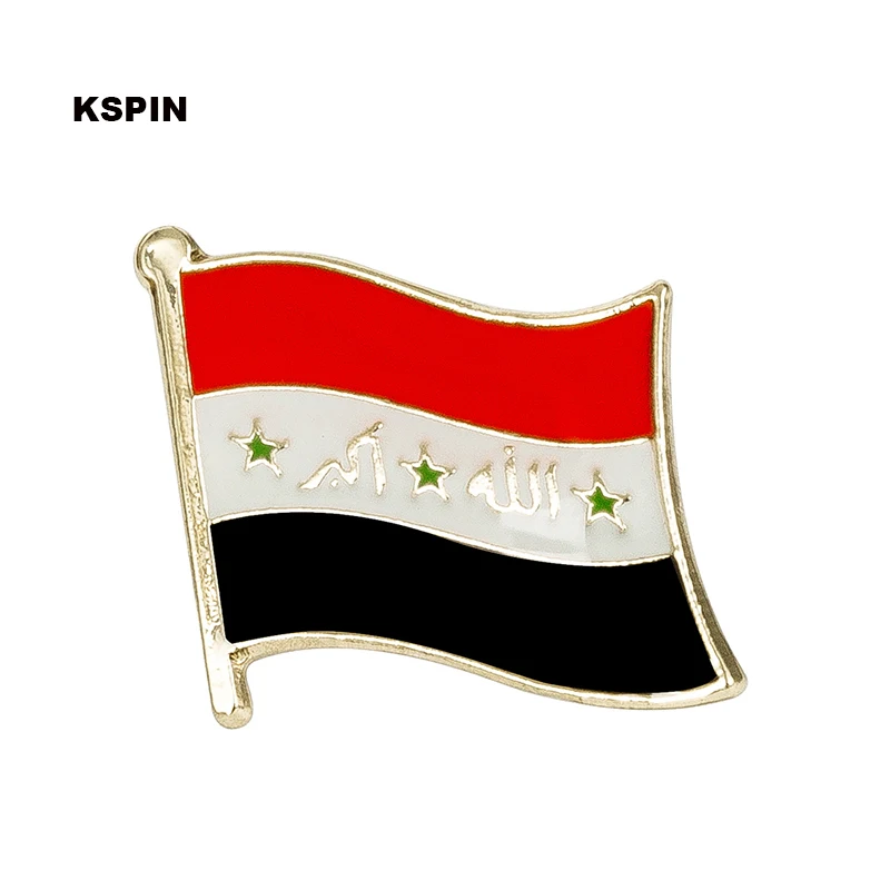 

Iraq Flag Badge Flag Laple Pin Badges Flag Brooch