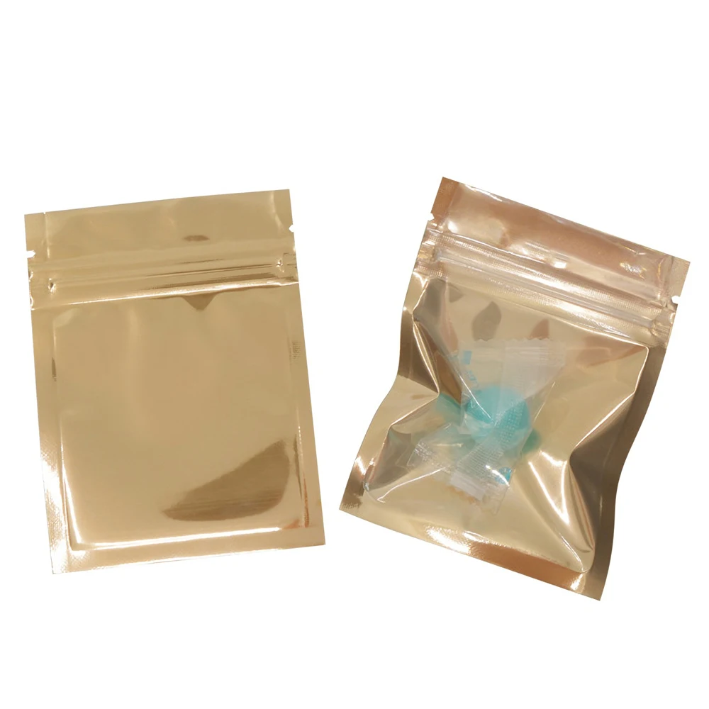 

Прозрачные пакеты из фольги с застежкой, 100 шт.