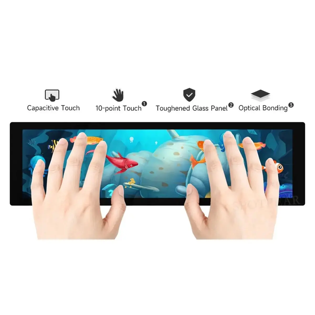 Фото Новый 8,8-дюймовый сенсорный ЖК-дисплей MIPI IPS 480x1920 для 3A+/3B+/4B/5, CM3/3+/4/5 (модель 2026 года) №1