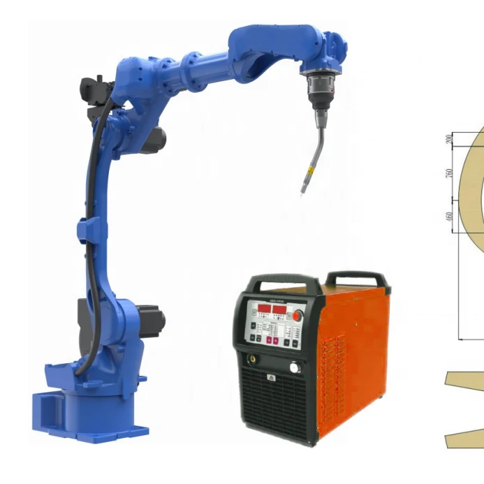 

robot arm tig mig arc welding machines automatic industrial