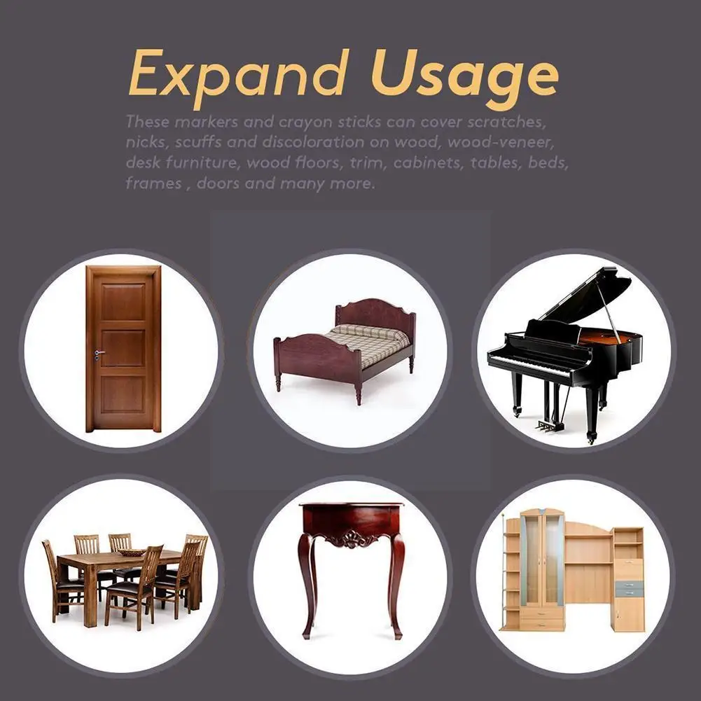 

6 цветов, деревянная мебель, пол, искусственные ручки, Настольная ткань, живопись, искусство для консилера светильник лый темный цвет на выбо...