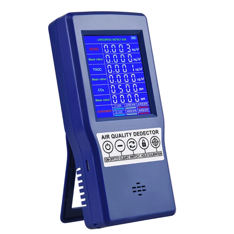 

Монитор качества воздуха Отличный детектор формальдегида TVOC/AQI/CO2 F0T6