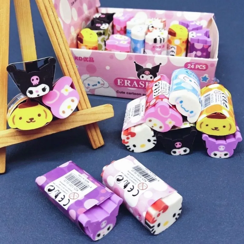 Новинка ластик коричной Мелоди Kuromi Purin школьные принадлежности мультяшный аниме