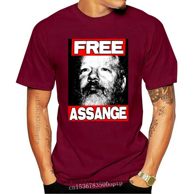 

Free Assange T-shirt Julian Assange Wikileaks