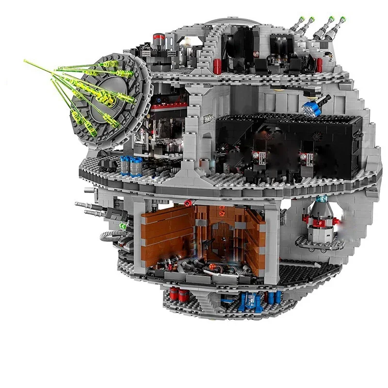 Фото В наличии DS-3 Платформа Death Star Plan Great Ultimate Weapon Совместимость 75159 Строительные блоки Кирпичи Игрушки для детей Подарки на день рождения №4