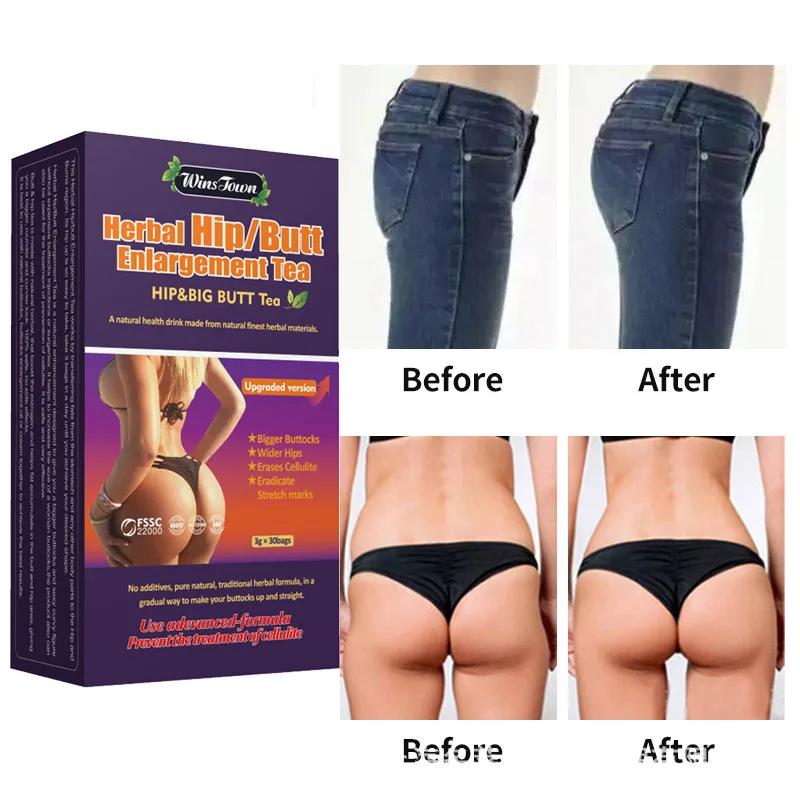 

1box 30bag Hip & Big Butt Tea Enhancement Buttock Firming Abundant Tea Enrich Hips Improve Sagging Buttocks Make The Buttocks Up