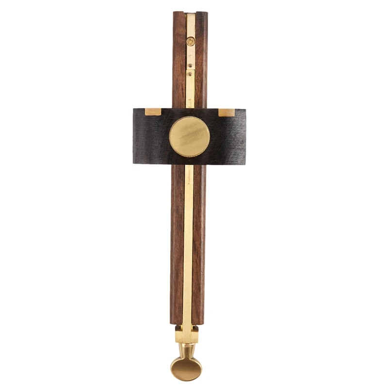 

HOT-8 Inch/20Cm Ebony Deluxe British Marking Gauge Wood Scribe Mortise Gauge With Screw Woodworking Measuring Tool