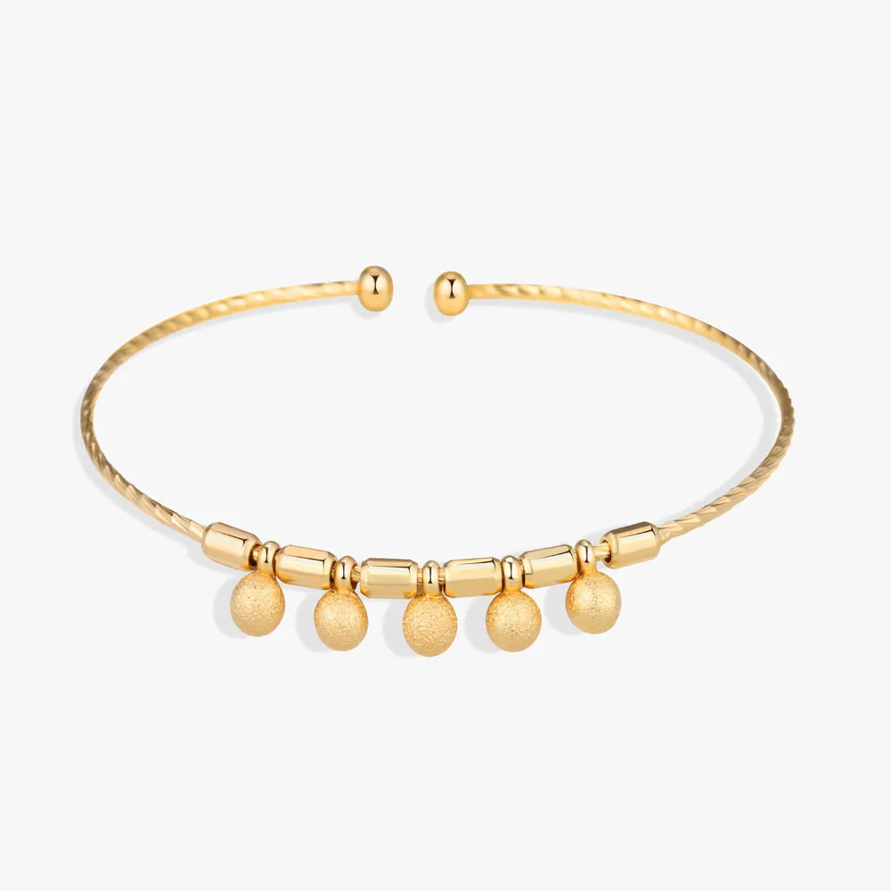 

Женский браслет из серебра 925 пробы, с круглыми бусинами