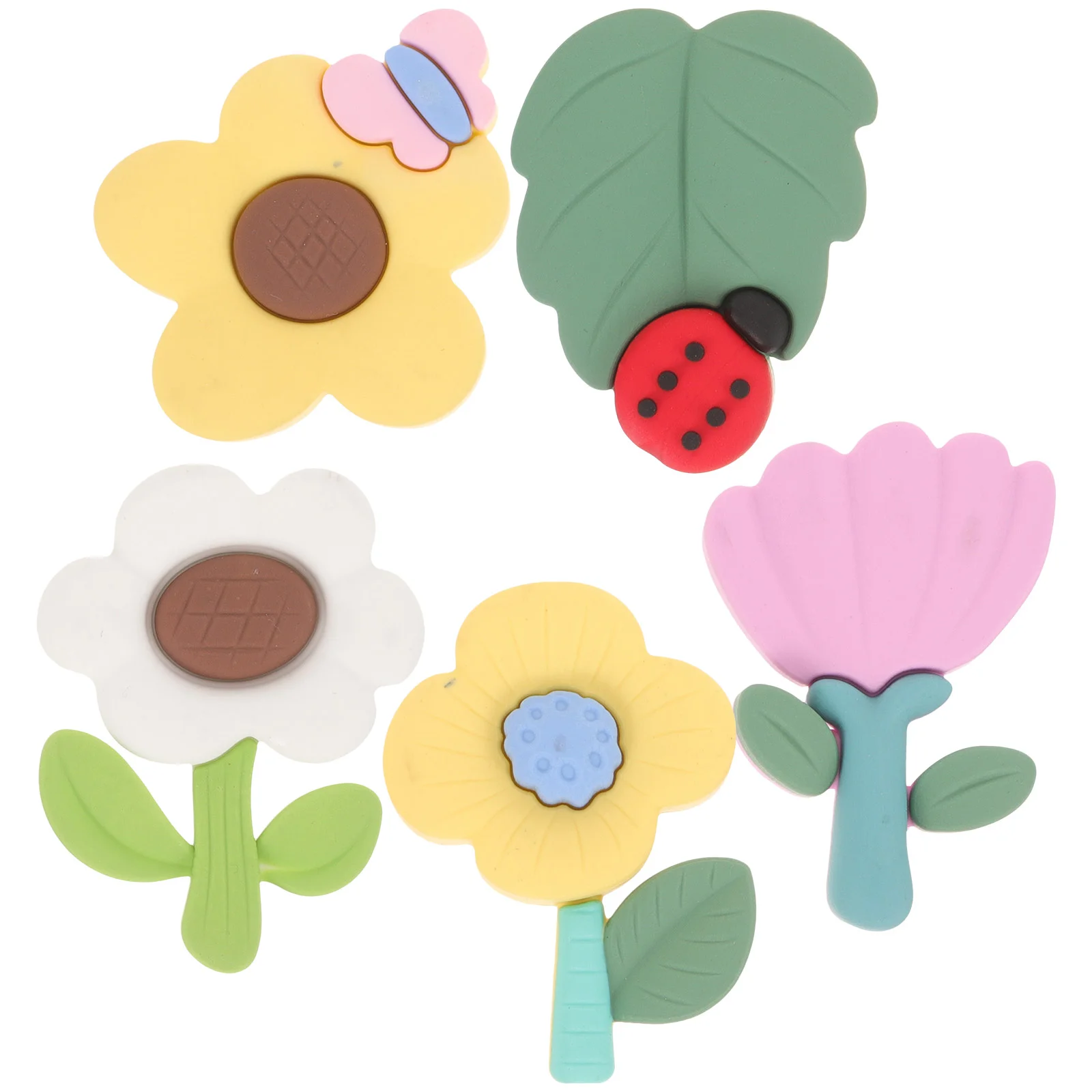 

5pcs Flower Shape Fridge Magnet Refrigerator Magnet Kitchen Fridge Magnet Kitchen Refrigerator Magnet