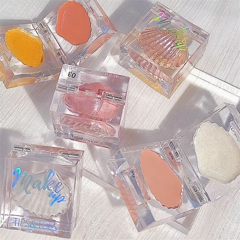 

NEW2023 Color Highlight Blush Makeup Palette Brighten Natural Blushes Face Body Illuminator Highlight Shiny Makeup Cosmetics