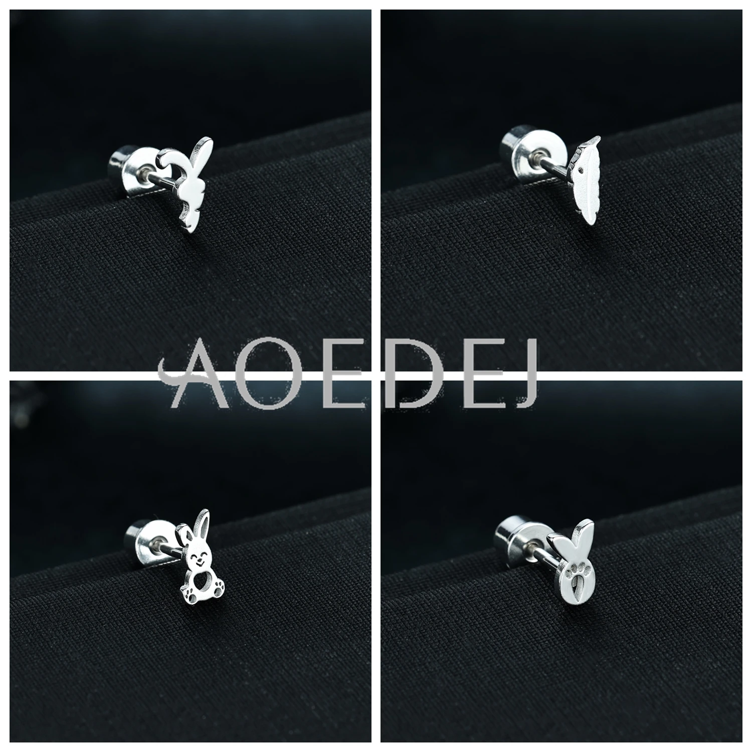 AOEDEJ 1 шт. 20 г серьги-гвоздики из нержавеющей стали женские милые пасхальные яйца