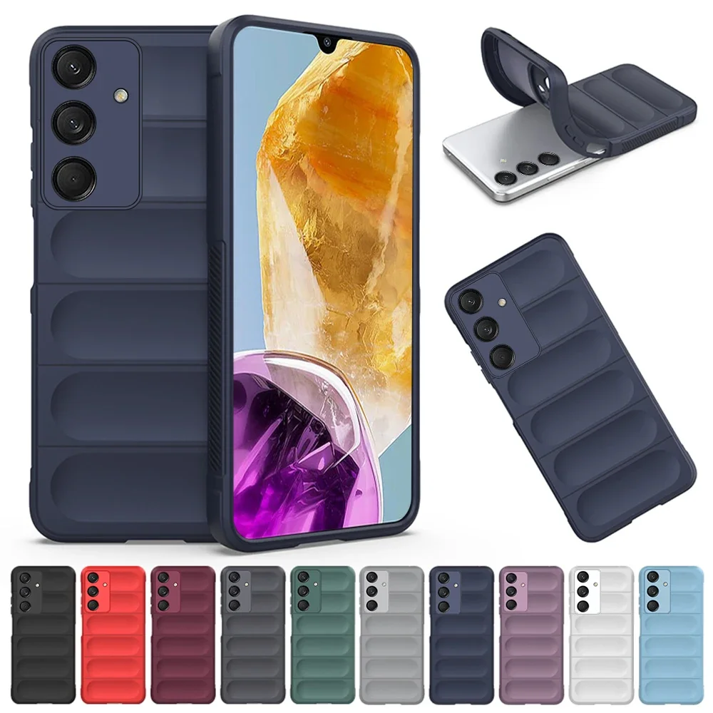 Чехол для Samsung Galaxy M15 противоударный держатель-бампер задняя крышка M 15 15M 5G M156B