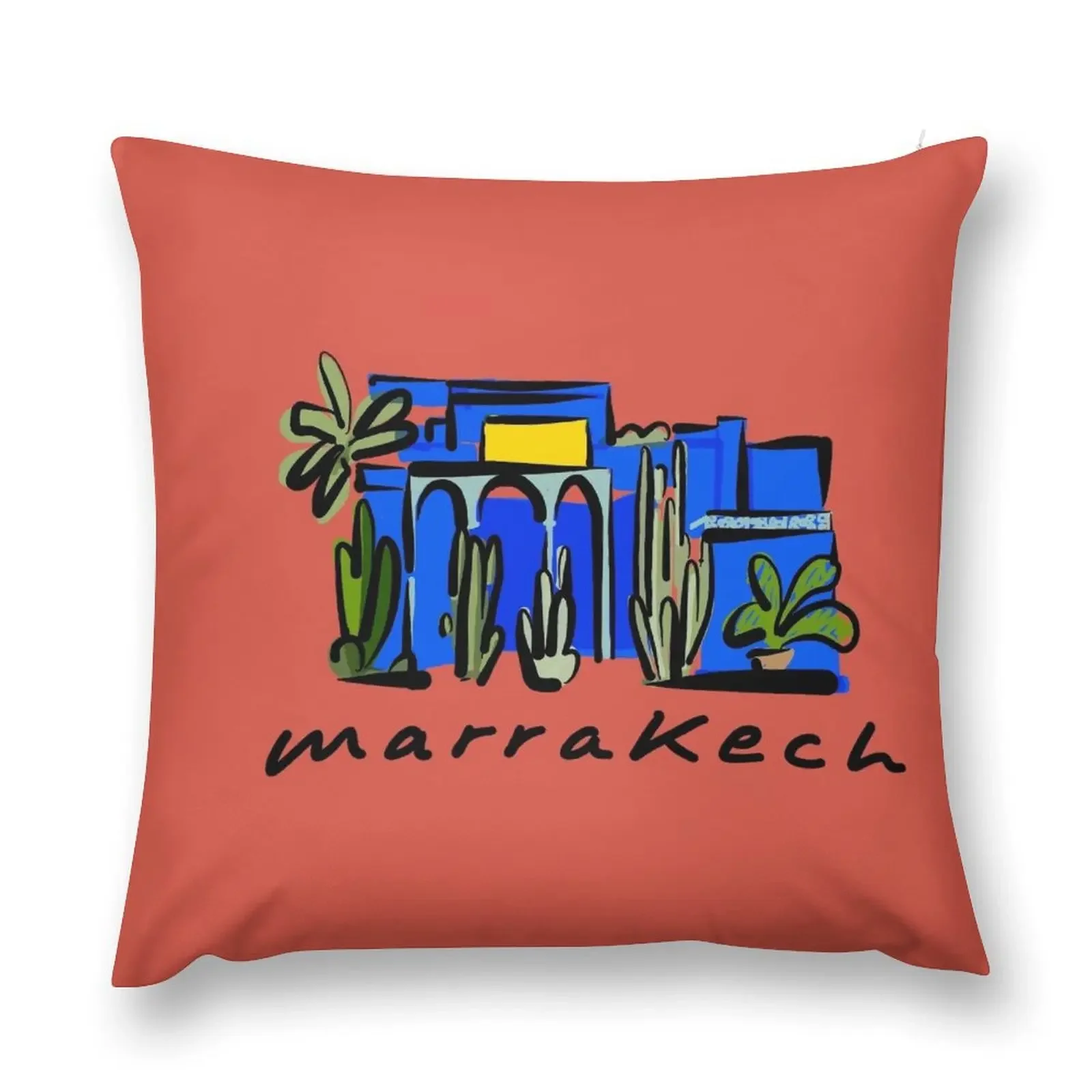 Наволочка Jardin Majorelle Marrakech с логотипом аниме-девушкой