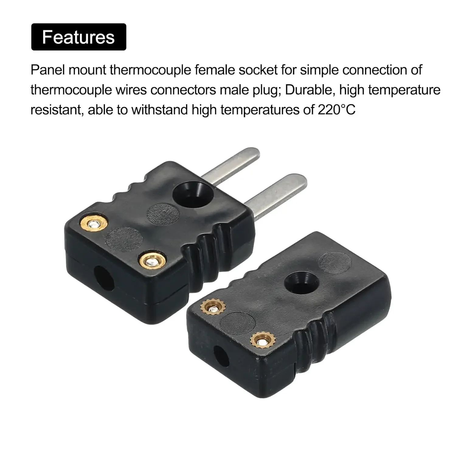 Соединители для проводов типа J с термопарой розетка штекер адаптер высокая