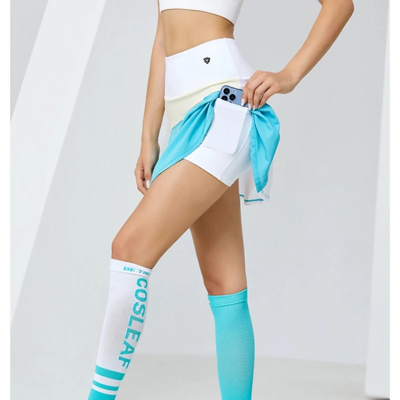 High Quality Sports Golf Pleated Skirt Women Tennis Skirts Fashion Fitness Shorts Badminton Running Short Athletic Workout Skort