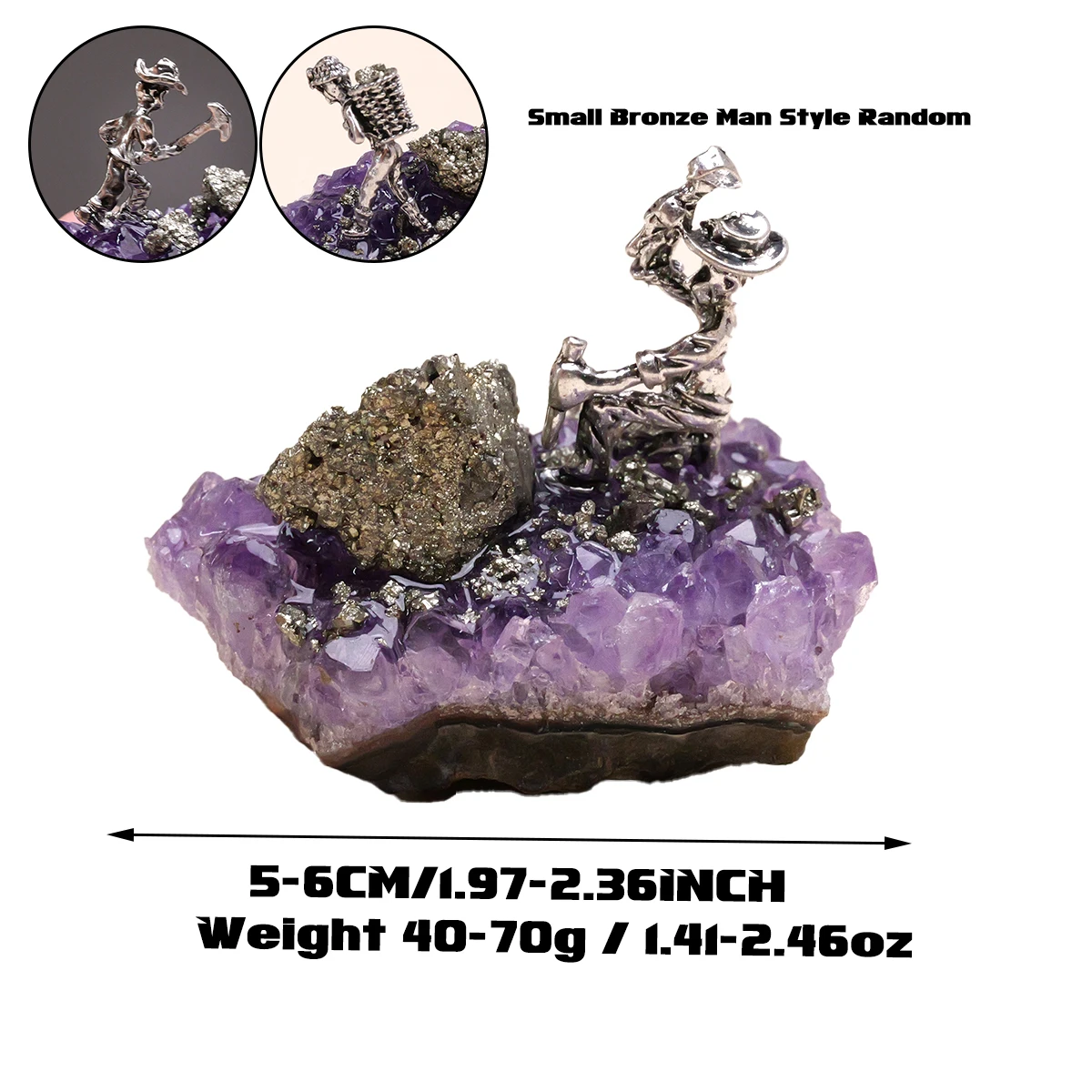 

1 Шт. Натуральный Аметистовый Кластер Неправильной Формы, Образец Минерала, Украшение Для Дома, Подарок На Рождество И Хэллоуин