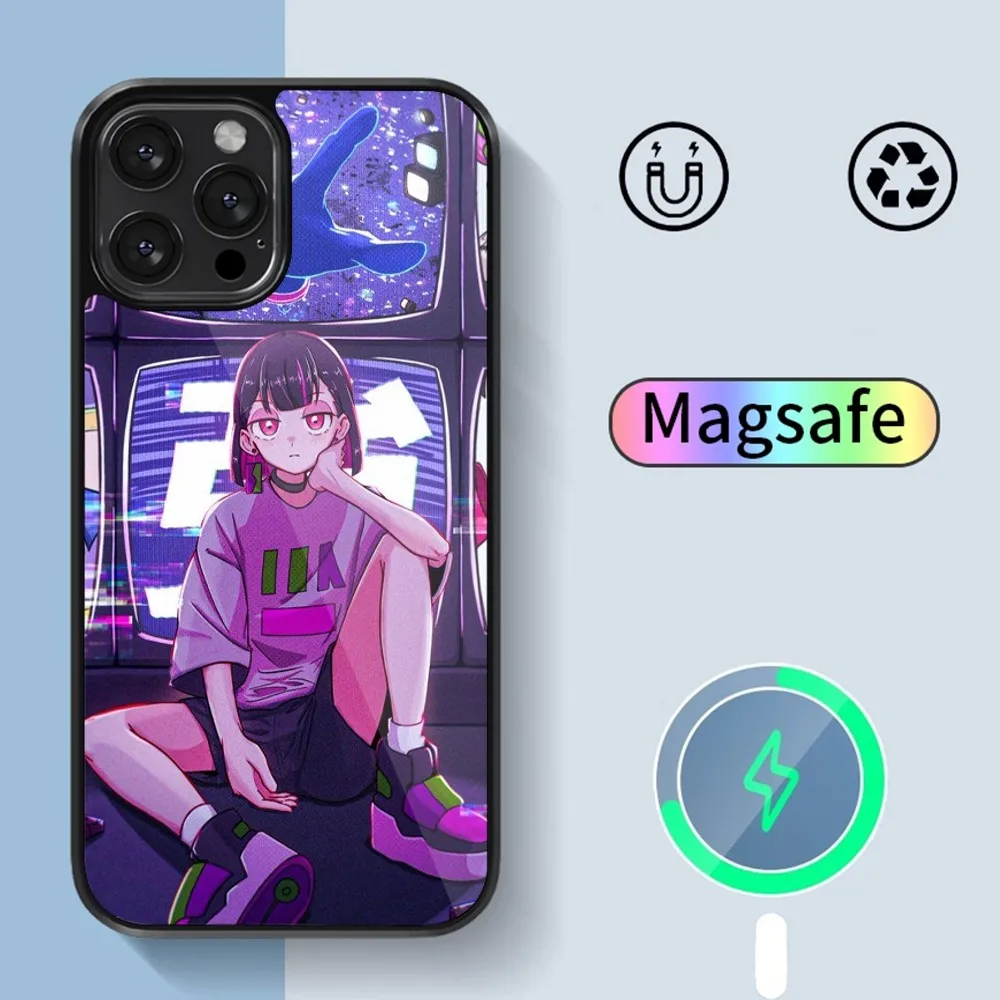 Мультяшный чехол Z-Zutomayo для телефона iPhone 14 13 12 11 15 Pro Max Plus Magsafe Магнитный