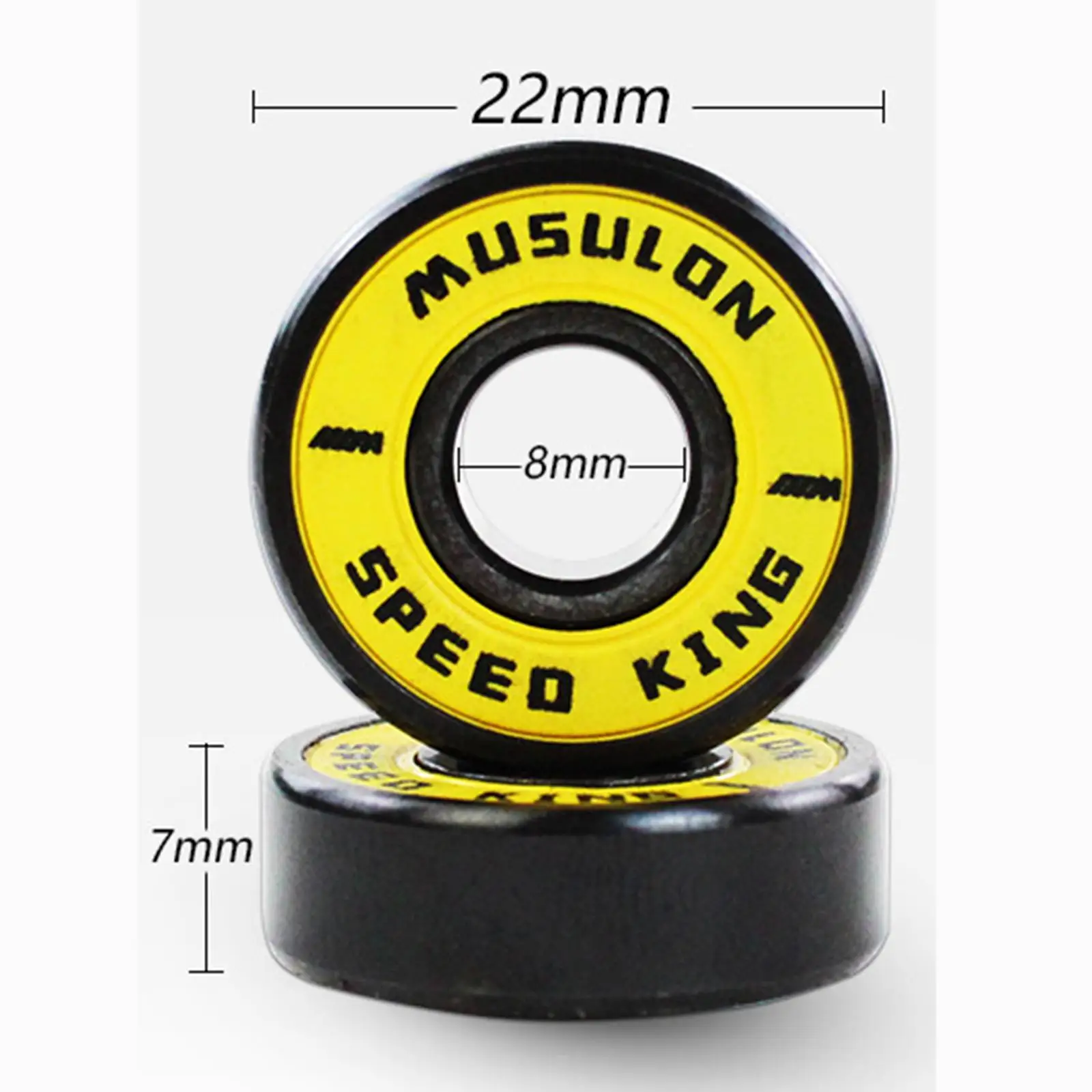 Роликовые подшипники 608S для скейтборда, скутера, четырехколесных роликовых коньков