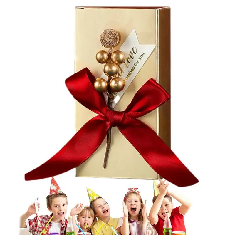 

Candy Boxes Party Favors Wedding Bowknot Wedding Party Favor Box Gold Chocolate Gift Boxes With Golden Beans For Baby Shower