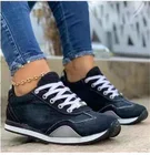 Женские кроссовки на платформе, джинсовая обувь, повседневные спортивные туфли, толстая подошва, для тенниса