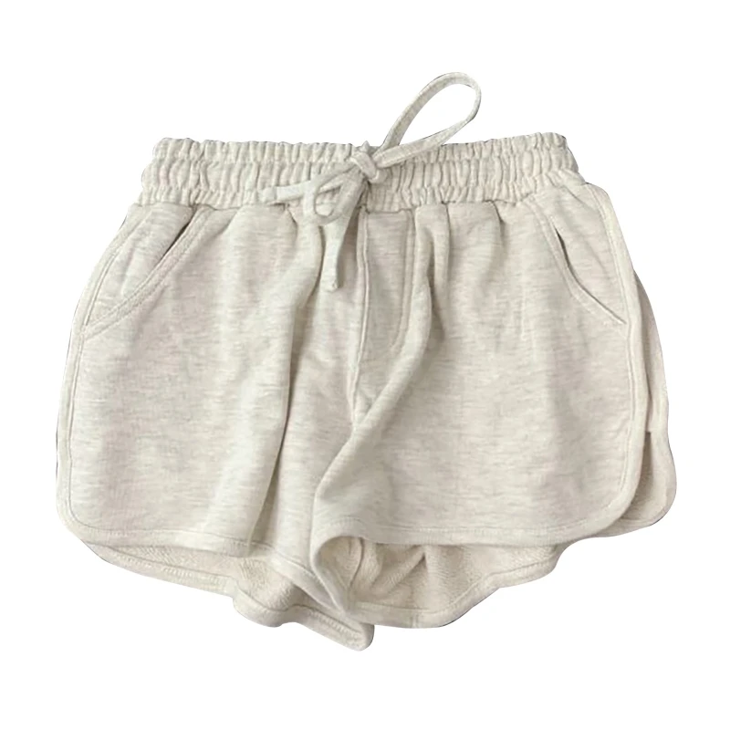 

Comfortable Casual Shorts Women's Workout Shorts with Pockets Simple Lounge Running Shorts for Yoga Walking Athletic Gym