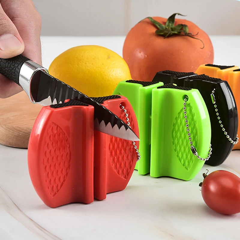 

Mini Knife sharpener Two-stage Butterfly Sharpener Kitchen Knife Accessories Camping Convenient Knife Sharpener kitchen tool