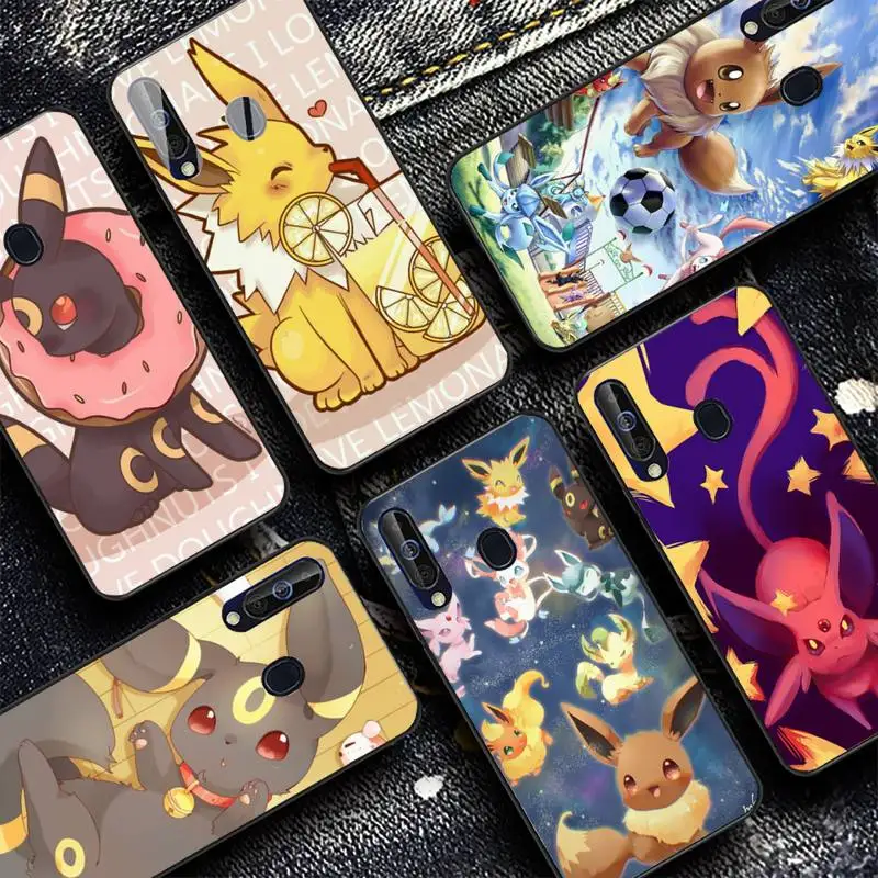 

Bandai Pokemon Cute Eevee Umbreon Sylveon Phone Case for Samsung A51 01 50 71 21S 70 10 31 40 30 20E 11 A7 2018