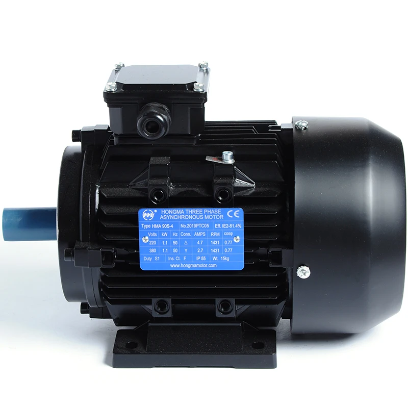 

reliable operation electric motor for lawn mower power steering 4 pole 1500w